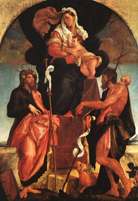 BASSANO, Jacopo Madonna and Child with Saints ff